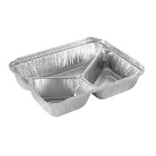 Alubakke 990ml L227xB177xH39 mm 3-rum Rektangul&aelig;r S&oslash;lv product photo