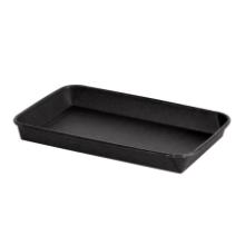 Tray Contrast Slim Small 500ml L221 &times; W138 &times; H24 mm 1 Comp. Cardboard/PE Black product photo