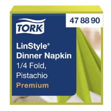 Napkin Tork LinStyle Dinner Napkin 39x39 cm 1-ply 1/4 Fold Pistachio product photo
