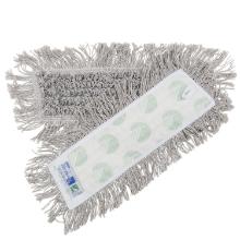 Moppe Velcro Mop 40cm Svanem&aelig;rket med Frynser Gr&aring; T&oslash;r/V&aring;d til tr&aelig;gulve/linoleum product photo