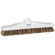 Floor scrubber 30 cm Rigid with Threaded Union bristles Plastic White product photo