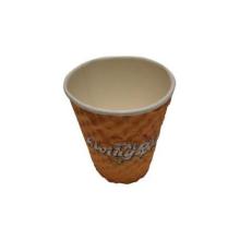 Kaffeb&aelig;ger Dimple Wrap 24cl 8oz Pap/PE med logotryk The Living Room 34f. product photo