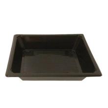 Sushi tray 175x147x35 mm 350 my RPET Black Small High product photo