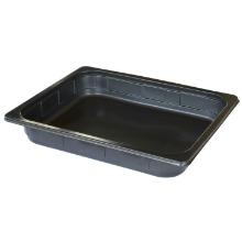 Bakke 1-rum 1/2 GN 3400 ml 325x176x50 mm PP Sort product photo