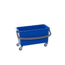 Spand 22 ltr 52x27x25.5 cm med Hjul Bl&aring; product photo