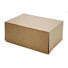 Kage&aelig;ske 140x110x80 mm med H&aelig;ngslet l&aring;g Brun/Hvid product photo