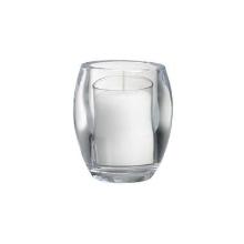 Glass candle Oval Relight Transparent without Refill product photo