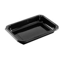 Tray 1-compartment 2187-1I 620 ml 187x137x36 mm CPET Black product photo