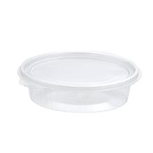 Salad tray Clearshow 150 ml 150x112x31 mm oval Hinged lid RPET Clear product photo