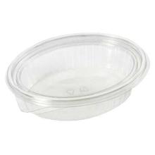 Salatbakke Clearshow 760 ml 204x166x52 mm oval h&aelig;ngslet l&aring;g RPET Klar product photo