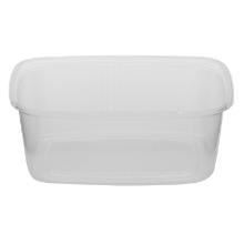 Salad bowl 200 ml 108x81x43 mm Rectangular PP Clear product photo
