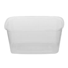 Salad bowl 250 ml 108x81x50 mm Rectangular PP Clear product photo