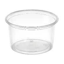 Salad bowl Delipack 300 ml &Oslash;101x61 mm Round PP Transparent product photo