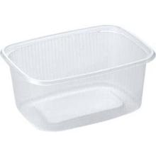 Salad bowl Fix Pack 500 ml 146x110x54 mm Square PP Clear product photo