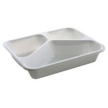 Tray 3-compartment 2227-3F 200/285/520 ml 227x178x43 mm CPET White product photo