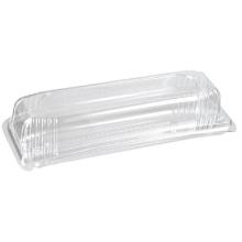 Bakke Flutes Rektangul&aelig;r 800ml L256xB100xH66mm APET Klar product photo