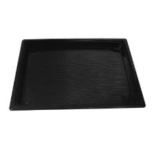 Sushi tray 365x265x28 mm RPET Black low product photo