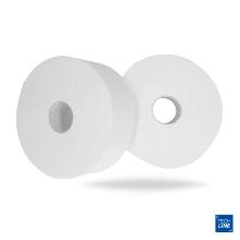 Toiletpapir Techline Jumbo Maxi 2-lag &Oslash;24.5 x L320M x B9cm Nyfiber Hvid product photo