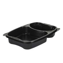 Bakke Bistro 2-rum 580/330 ml 254x174x42 mm PP Sort product photo