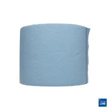 Aft&oslash;rringsrulle Industri Techline 2-lag &Oslash;26.5 x 300M x B20.5cm. Nyfiber Bl&aring; product photo