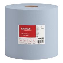 Wiping roll Industry Katrin 2-layer &Oslash;29cm W22cmxL360m Recycling Blue product photo