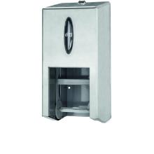 Dispenser Toiletpapir Tork T7 mid-size Rustfri st&aring;l til 2 rl product photo