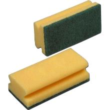 Scouring sponge with handle Green product photo