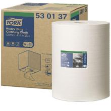Wiping roll Tork Industri W1/W2/W3 38x32 cm x106 m White product photo