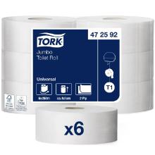 Toiletpapir Tork Jumbo Midi 2-lag 250 m product photo