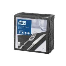 Napkin Tork 39x39 cm 3-layer Black product photo