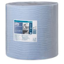Wiping roll Industry Tork Plus W1 2-layer &Oslash;39cm W36.9cmxL510m Mix FSC Blue product photo