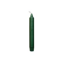 Kronelys &Oslash;23x200 mm Br&aelig;ndetid 8 timer Overdryppede Stearin M&oslash;rkegr&oslash;n product photo