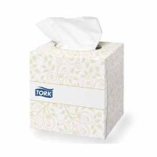 Serviet Tork Ansigtsserviet Cube F1 2-lag 20x21cm Hvid product photo