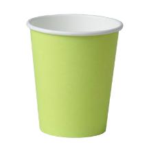 Coffee cup Cardboard &Oslash;80xH90mm 25cl 8oz Single Wall Kiwi product photo