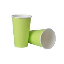 Coffee cup Cardboard &Oslash;90xH135mm 40cl 16oz Single Wall Kiwi product photo
