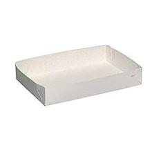 Cake box fold itself no. 5 L380xW230xH50mm cardboard white product photo