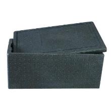 Thermal box 40 ltr 595x385x240 cm with lid EPS Black product photo
