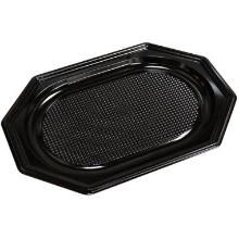 Dish 25x35 cm Small Plastic PET Black Lid on 73701 product photo