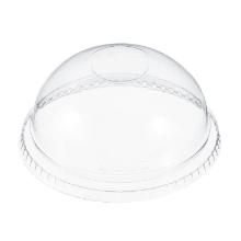 Plastic lid &Oslash;92.5 mm Dome without hole PET Clear product photo