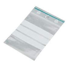 Zipper bag 60x80 mm 50 my with writing field LDPE product photo