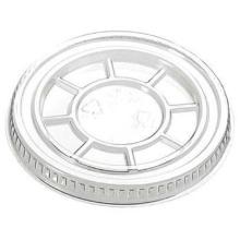 Plastic Lid Verive &Oslash;95 mm Flat Without Cross RPET Clear product photo