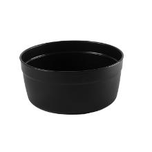 Plastic bowl Verive take away round 500ml &Oslash;120mm H66mm reusable black product photo