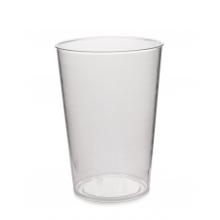 Plastic glass Verive reusable 30cl &Oslash;77mm PP clear product photo