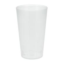 Plastic glass Verive reusable 40cl &Oslash;84mm PP clear product photo