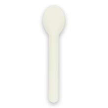 Tablespoon Verive 157mm hard paper strong FSC biodegradable smooth surface white product photo