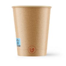 Kaffeb&aelig;ger Pap/Ac &Oslash;90xH94mm 27cl 10oz Single Wall Brun Verive product photo