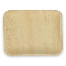 Plate Verive palm leaf square L24xW16xH2cm natural product photo