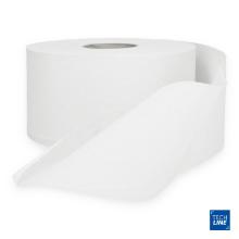 Toiletpapir Techline 2-lag Jumbo Mini &Oslash;19xL120M  Genbrugsfiber Hvid product photo