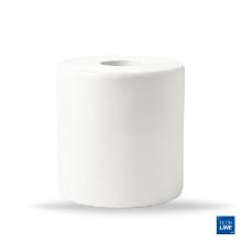H&aring;ndkl&aelig;derulle Techline 2-lag &Oslash;19 x 108M m/hylse Centerfeed Nyfiber Hvid product photo