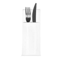 Napkin TableSMART Airlaid 40x32 cm for Cutlery White product photo